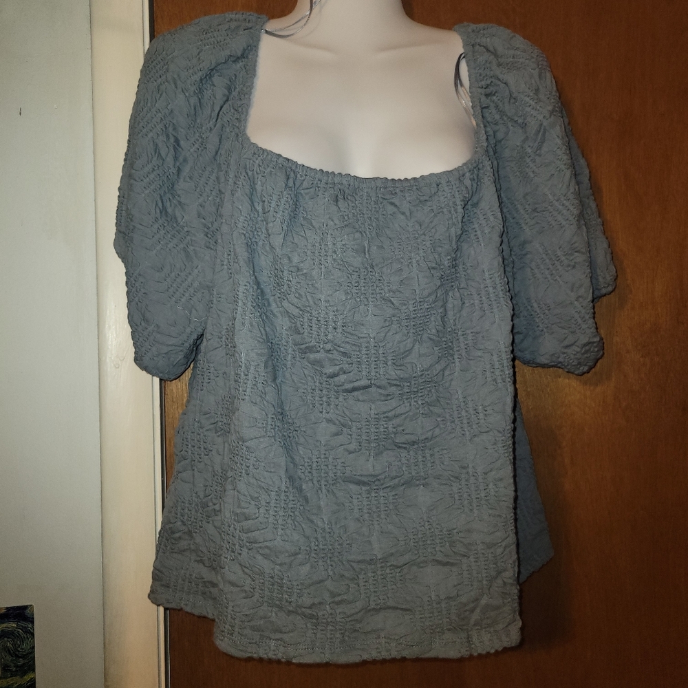 Lc lauren conrad puff sleeve top XXL